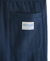 Scotch & Soda Big Boys Knit Herringbone Shorts