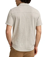 Lucky Brand Men's Linen Short Sleeve Button Down Shirt