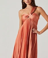 Astr the Label Women's Rasya One-Shoulder Pleated Dress