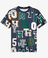 Tommy Hilfiger Big Boys Collegiate Spots Short Sleeve Cotton T-Shirt