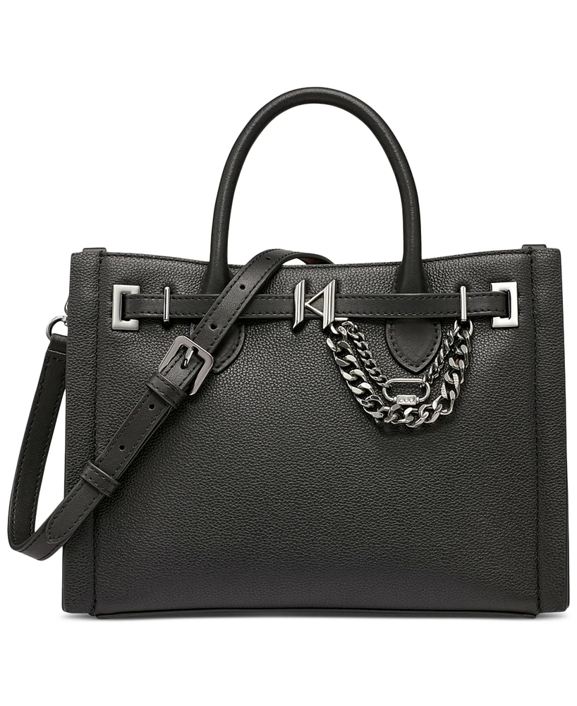 Karl Lagerfeld Paris Cerise Leather Crossbody Bag