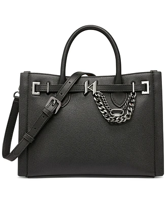 Karl Lagerfeld Paris Cerise Leather Crossbody Bag
