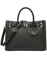 Karl Lagerfeld Paris Cerise Leather Crossbody Bag