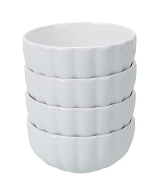 Bia Cordon Bleu Petal 4-Pc. Cereal Bowls Set, Service for 4