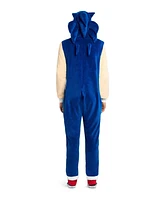 OppoSuits Men's Official Knuckles Union Suit - Sonic the Hedgehog Body for Adults Red