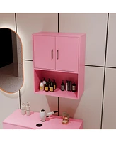 Wall Mounted Barber Shampoo Station Storage Cabinet Salon Beauty Spa Equipment for Barber Salon Shop
