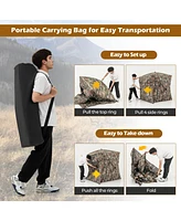 360° One Way See Through Hunting Blind Ground Blind with Portable Carrying Bag