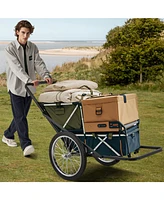 550 Lbs Folding Deer Game Cart with Polyester Liner for Hunting