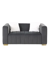 Gray Chesterfield Sofa
