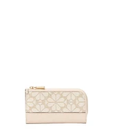Kate Spade New York Devin Spade Flower Jacquard Small Bifold Wallet