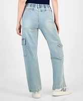 Madden Girl Juniors' Super High-Rise Cargo Skater Jeans