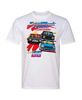 Nascar Classics Men's White Craftsmen Truck Series Retro Tri-Blend T-Shirt