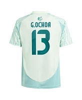 Adidas Big Boys and Girls Guillermo Ochoa Green Mexico National Team 2024 Away Replica Player Jersey