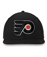 Fanatics Men's Black Philadelphia Flyers Core Fitted Hat