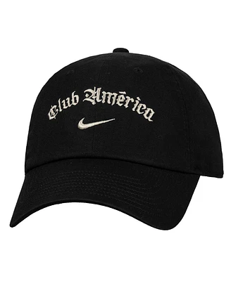 Nike Men's Black Club America Ca x Ca Wordmark Club Adjustable Hat