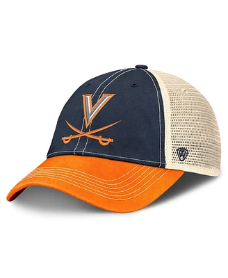 Top of the World Men's True Navy Virginia Cavaliers Off Road Adjustable Trucker Hat