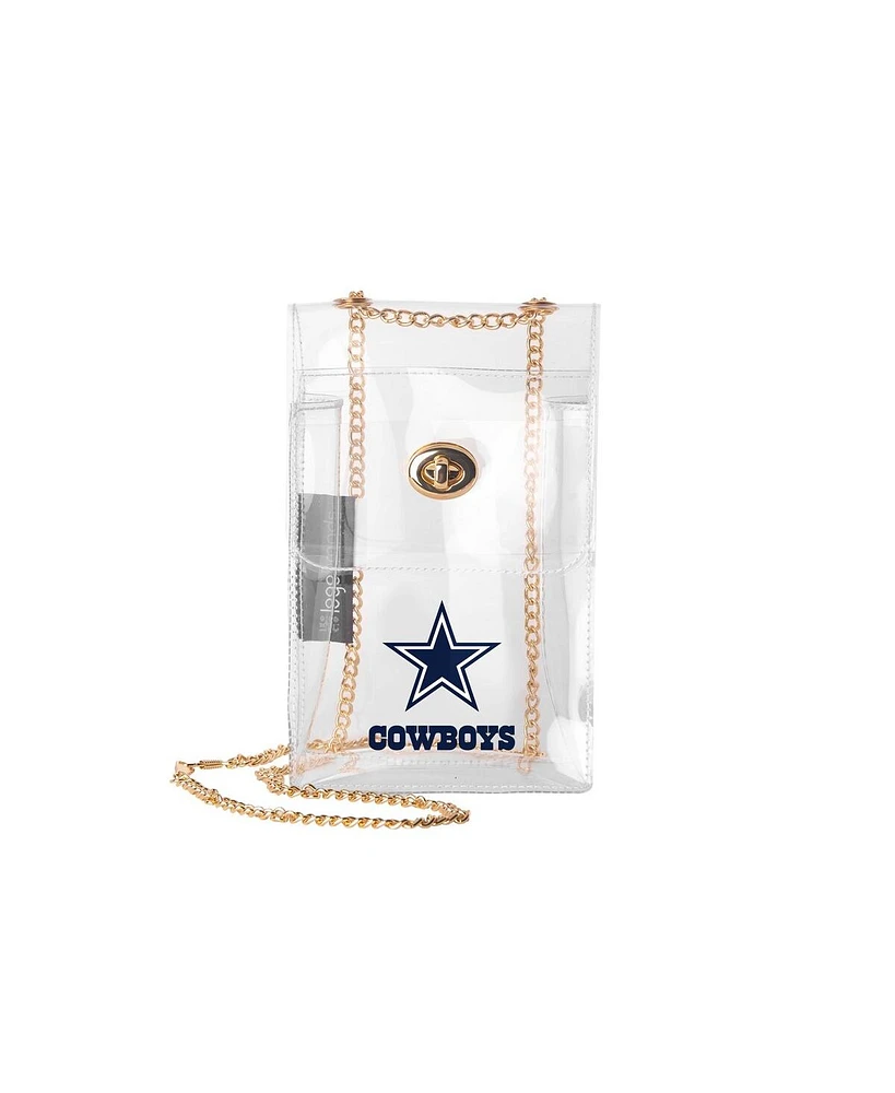 Logo Brands Dallas Cowboys Clear Essential Crossbody Purse