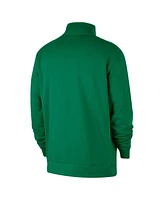 Nike Men's Kelly Green Boston Celtics Courtside Club Half-Zip Pullover Hoodie