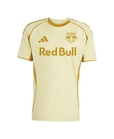 Adidas Men's Tan New York Red Bulls 2025 One Planet Pre-Match Jersey