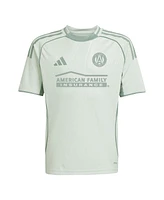 Adidas Big Boys and Girls Light Green Atlanta United Fc 2025 One Planet Pre-Match Jersey