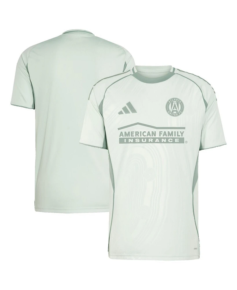 Adidas Men's Light Green Atlanta United Fc 2025 One Planet Pre-Match Jersey