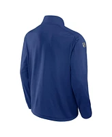 Fanatics Men's Blue Tampa Bay Lightning Authentic Pro Rink Quarter-Zip Jacket
