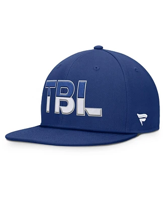 Fanatics Men's Blue Tampa Bay Lightning Authentic Pro Rink Snapback Hat