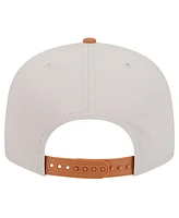 New Era Men's Khaki/Brown Pittsburgh Pirates Color Pack Two-Tone 9FIFTY Snapback Hat