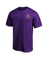 Fanatics Men's Purple Lsu Tigers Big Tall Fast Break 2 Hit T-Shirt