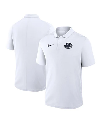 Nike Men's White Penn State Nittany Lions Primetime Victory Primary Logo Performance Polo Shirt
