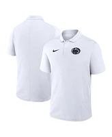 Nike Men's White Penn State Nittany Lions Primetime Victory Primary Logo Performance Polo Shirt