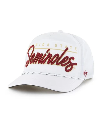 '47 Brand Men's White Florida State Seminoles Condor Hitch Brrr Adjustable Hat