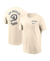 Nike Men's Cream Los Angeles Dodgers 2025 City Connect T-Shirt