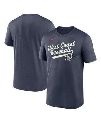 Nike Men's Navy Los Angeles Dodgers 2025 City Connect Team Phrase Script Legend Performance T-Shirt