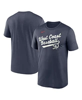Nike Men's Navy Los Angeles Dodgers 2025 City Connect Team Phrase Script Legend Performance T-Shirt