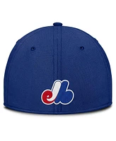 Nike Men's Gray/Blue Montreal Expos Rise Swoosh Performance Flex Hat