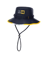 Jordan Men's Navy Michigan Wolverines Apex Swoosh Boonie Hat