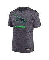 Nike Men's Black Tampa Bay Rays 2025 City Connect Authentic Collection Velocity Performance T-Shirt