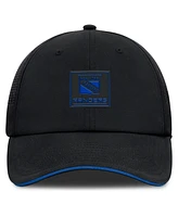 Fanatics Men's Black New York Rangers Driver Adjustable Hat