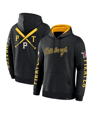 Fanatics Men's Black Pittsburgh Pirates Big City Legacy Fleece Pullover Hoodie