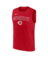Nike Men's Red Cincinnati Reds Knockout Performance Muscle Tank Top