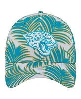 New Era Men's Gray Jacksonville Jaguars Palms 39THIRTY Flex Hat