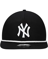 New Era Men's Black New York Yankees Golfer Snapback Hat