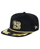 New Era Men's Black Cincinnati Bengals City Originals Corduroy Skipper Golfer Snapback Hat