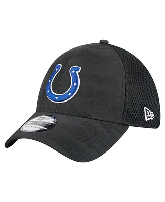 New Era Men's Black Indianapolis Colts Active Camo 39THIRTY Flex Hat