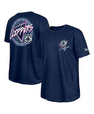 New Era Navy La Clippers Glow-in-the-Dark T-Shirt