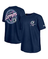 New Era Navy La Clippers Glow-in-the-Dark T-Shirt