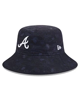 New Era Men's Navy Atlanta Braves 2025 Spring Training All Over Print Bucket Hat