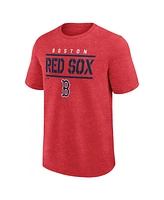 Fanatics Men's Heather Red Boston Sox Top Notch T-Shirt