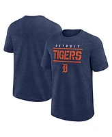 Fanatics Men's Heather Navy Detroit Tigers Top Notch T-Shirt
